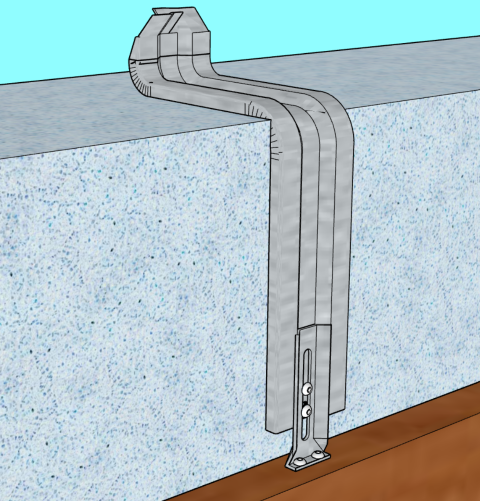 Image de Renfort de liaison menuiserie/linteau avec patte de fixation