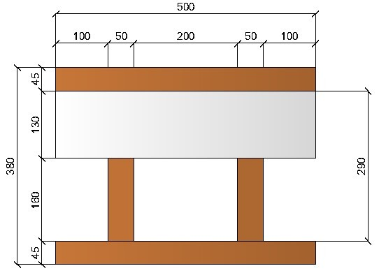 Image of Bloc à bancher en bois ciment (50x25 cm), isolant interne : 13 cm, épaisseur : 38 cm, béton : 16 cm, fabrication Italie