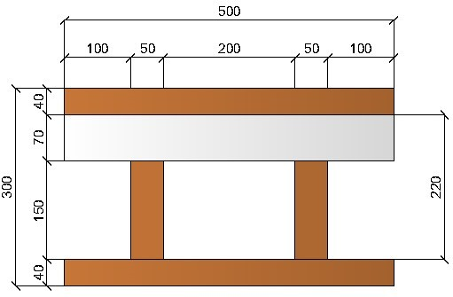 Image of Bloc à bancher en bois ciment (50x25 cm), isolant interne : 7 cm, épaisseur : 30 cm, béton : 15 cm, fabrication Italie