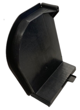 Image de Joue gauche pour coffre demi-linteau, talon de 95 mm avec cale amovible (non fournie)