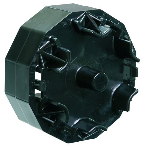 Image de Support dodécagone pour moteur SOMFY. Compatible avec joue type B